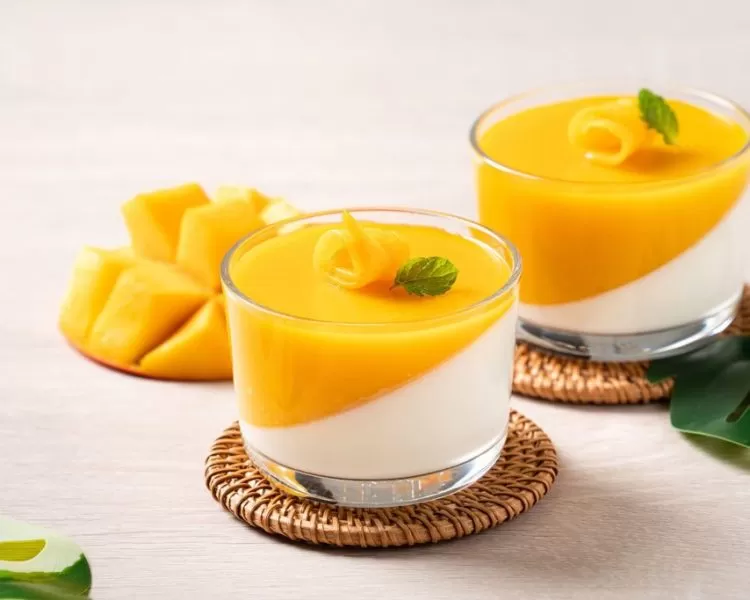Gelatina de mango con LacDel, leche sin engaños®️