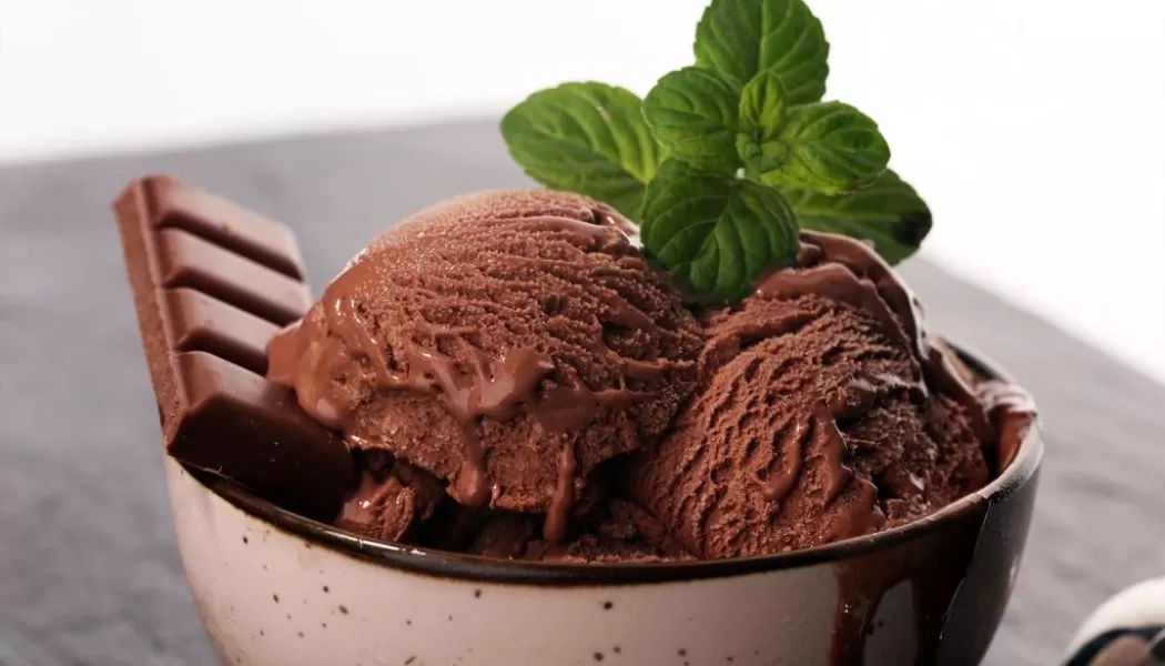 Helado de chocolate