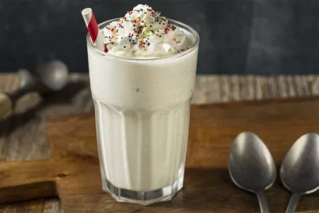 Malteada de vainilla
